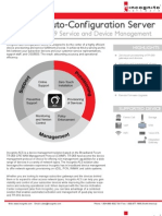 Incognito Auto-Configuration Server: Datasheet