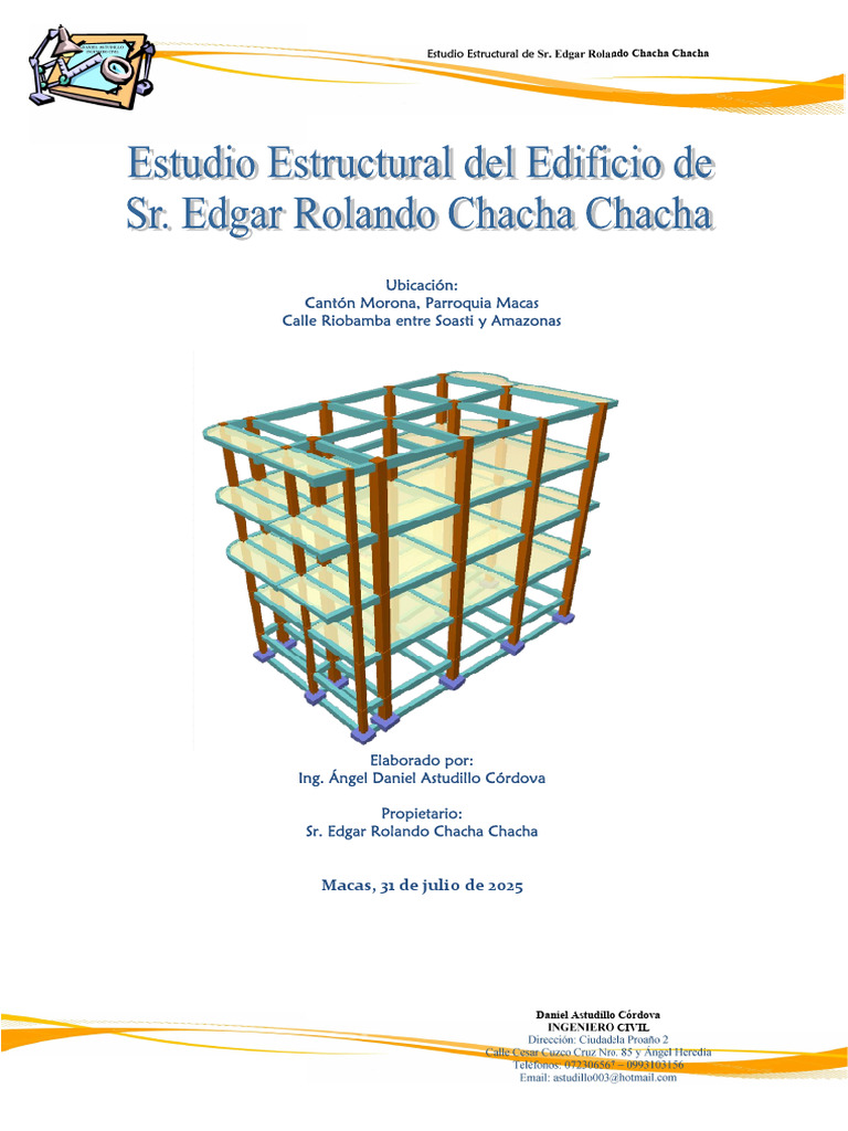 Diseño Estructural Edificio Chacha Chacha | PDF | Hormigón | Acero