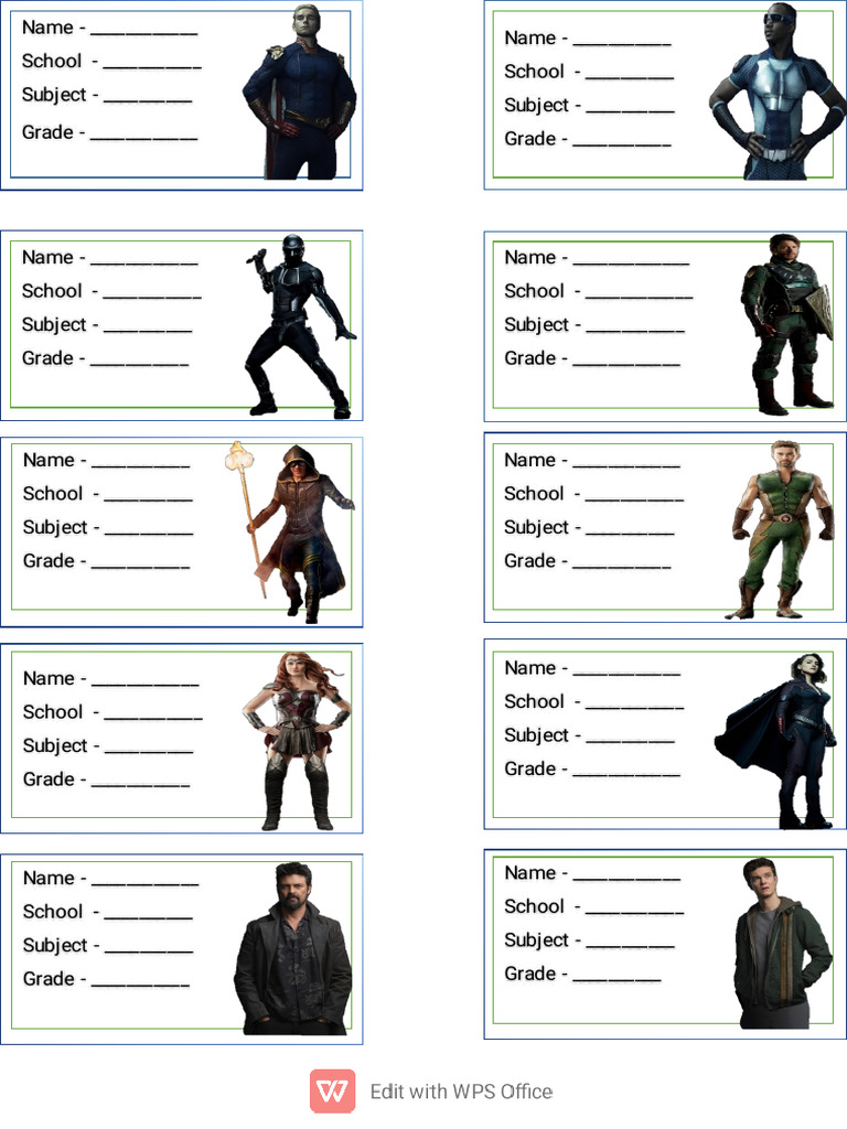 Student Information Template | PDF