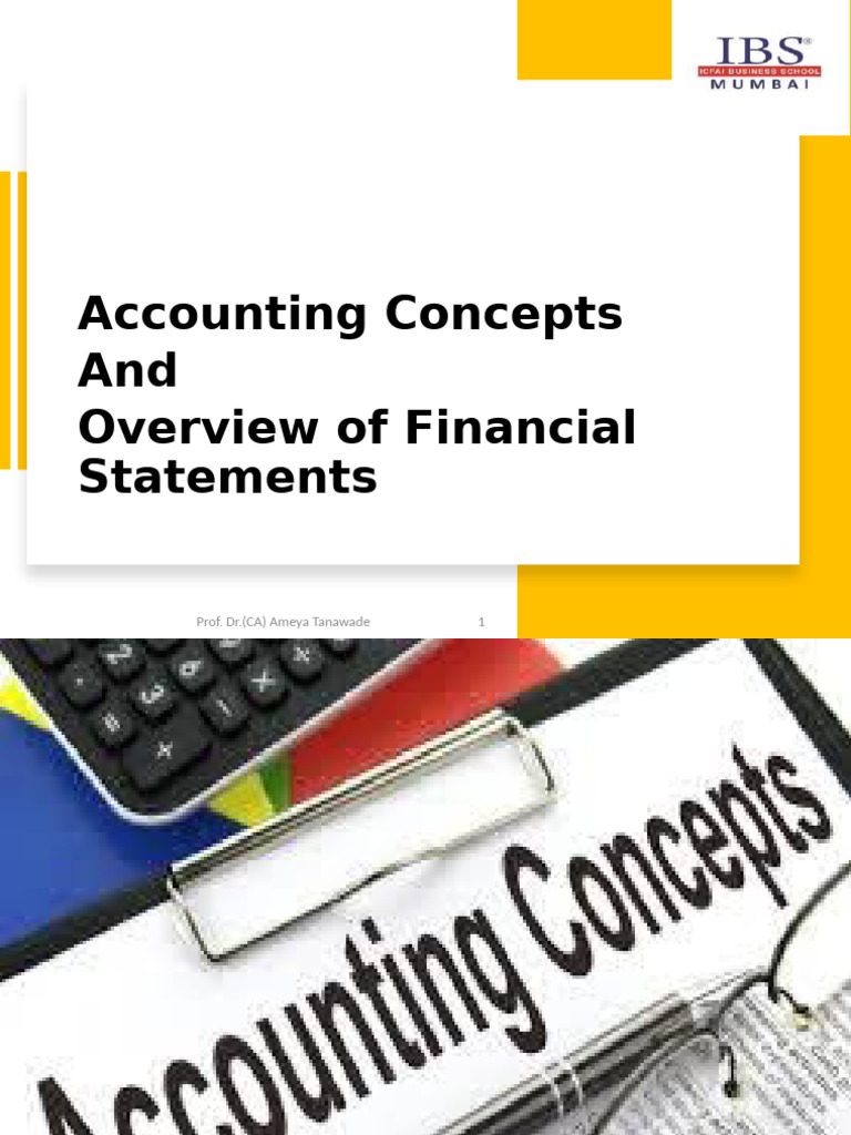 Accounting Concepts Overview | PDF | Accrual | Expense