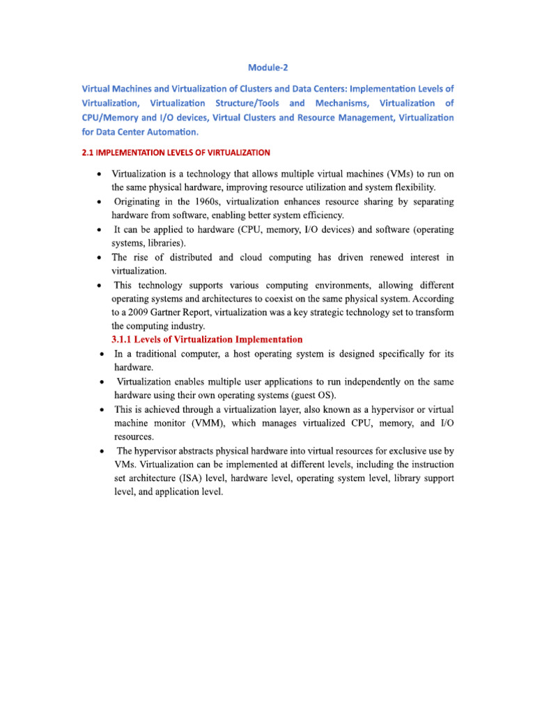 Mod 2 (Chap 1) CC Notes by Sir | PDF