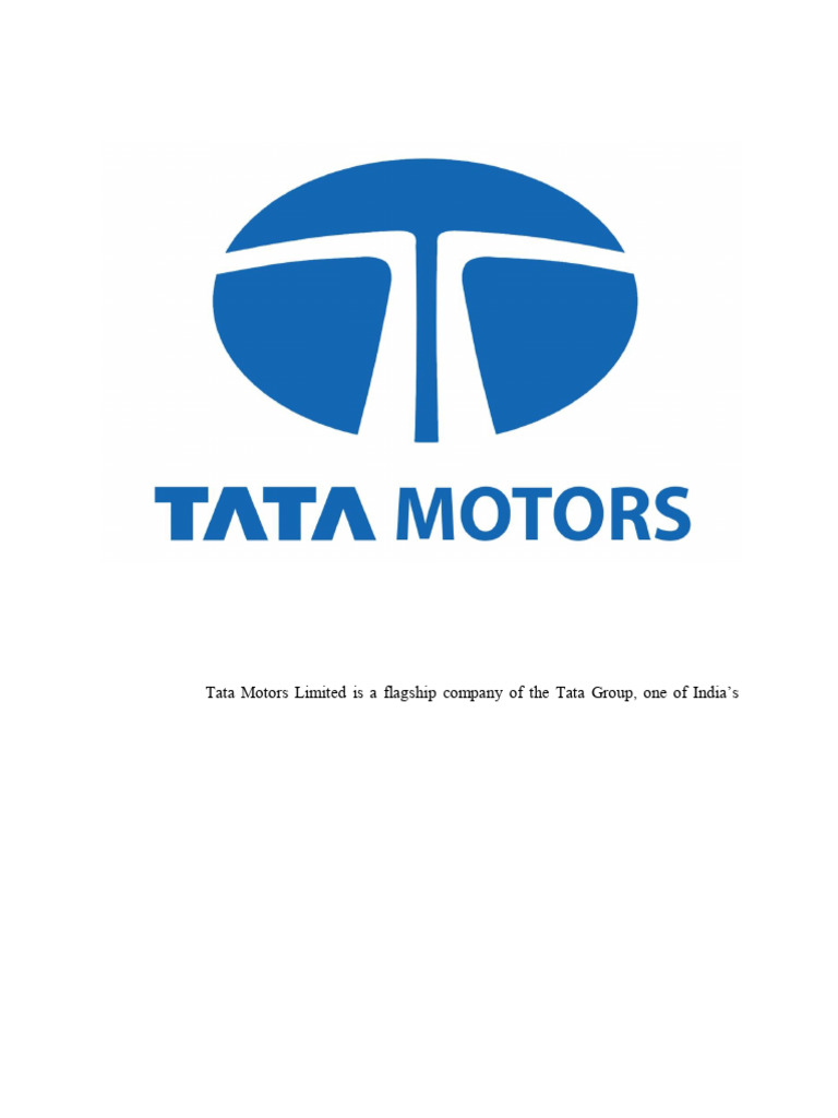 Tata Motors Ltd: Company Overview | PDF | Motor Vehicle | Vehicles