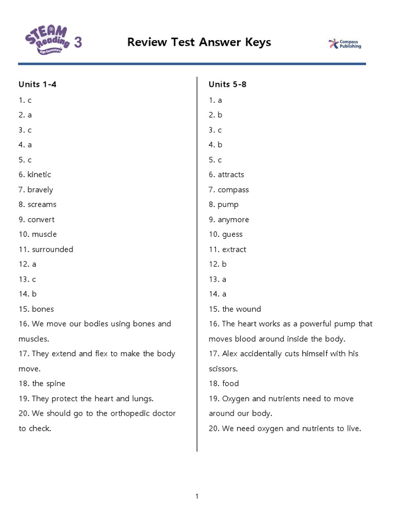 Steam B3 Review Test Answer Key Pdf Chess Theory Chess