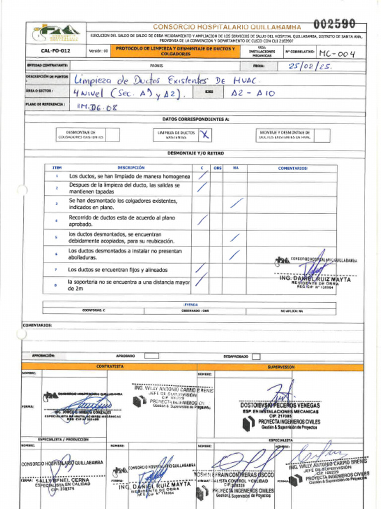 Prot - MC - 004 | PDF