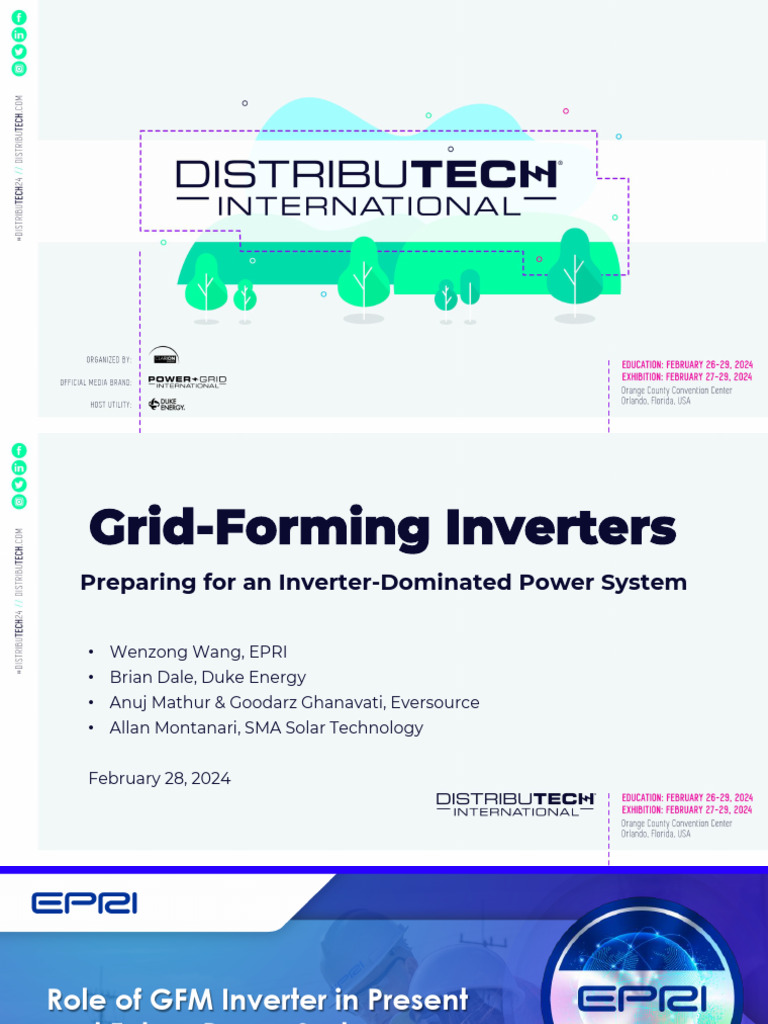 Grid-Forming Inverters Overview 2024 | PDF | Electrical Grid | Electric ...