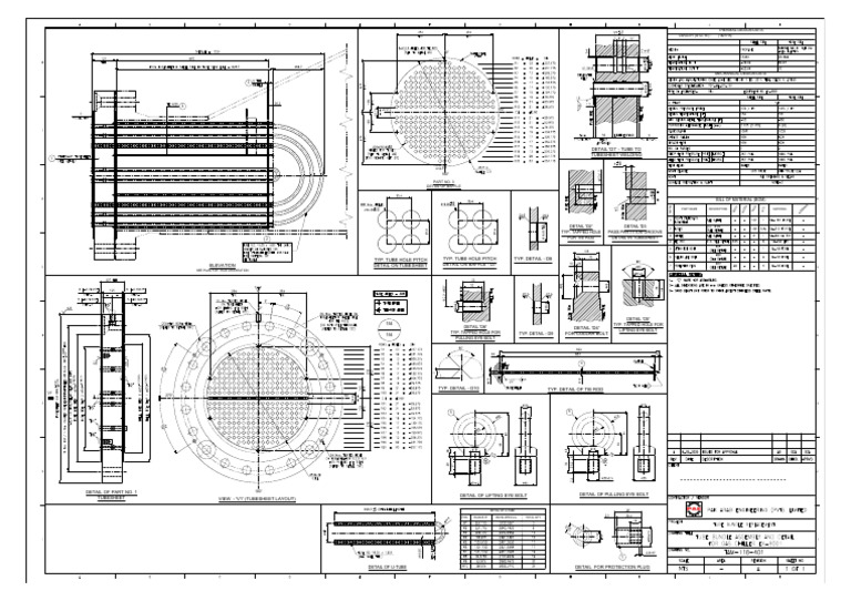 Tube Bundle Schematics and Details | PDF