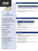 PC Rynfield Fees 2025 - Final | PDF | Fee | Services (Economics)