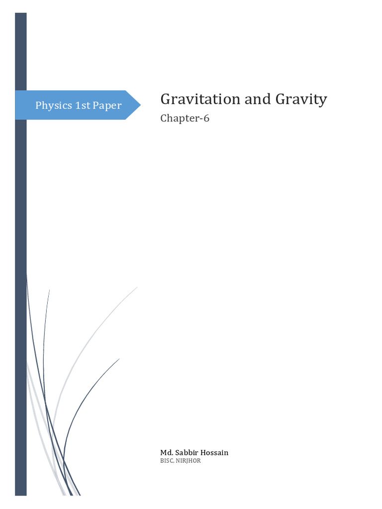 Gravity and Gravitation | PDF | Gravity | Force