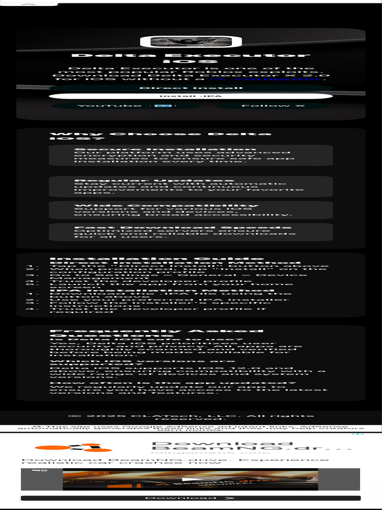 Delta Executor iOS: No Computer Install | PDF | Ios | Mobile App