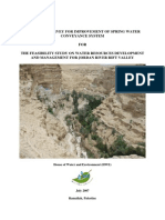 Inventory Survey of 19 Springs in Jordan River Valley