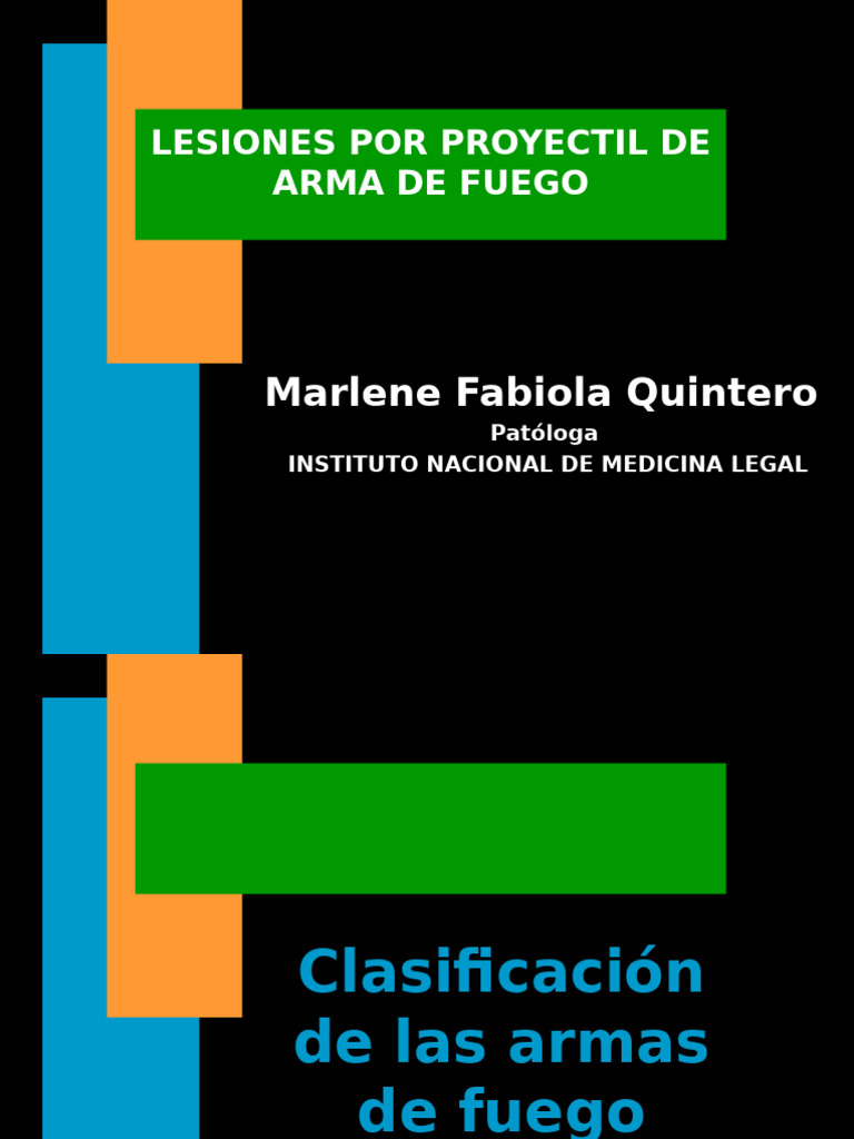 Lesiones por Proyectil de Arma de Fuego | PDF