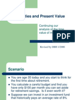 Calculating Present and Future Values of Annuities