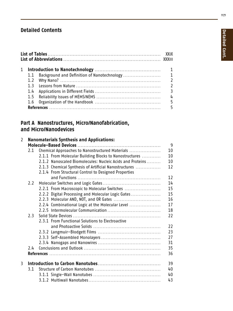 Nanotechnology Handbook Overview | PDF | Atomic Force Microscopy ...