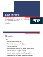 Lean Thinking Module 2012
