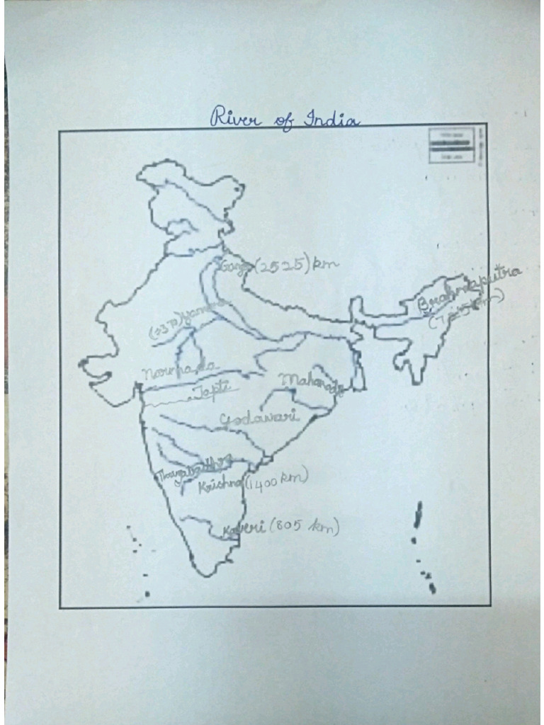 River Map of India | PDF
