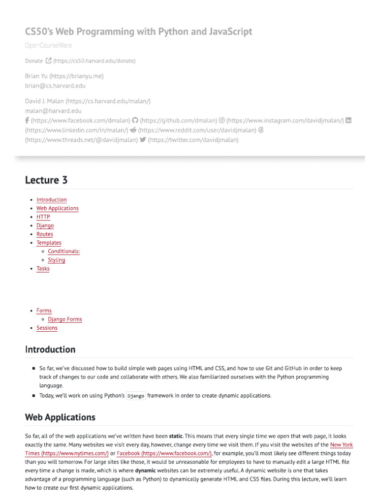 Lecture 3 Notes | PDF
