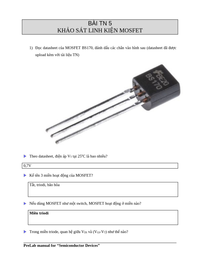 0 VLBD 2022 Prelab 5 | PDF