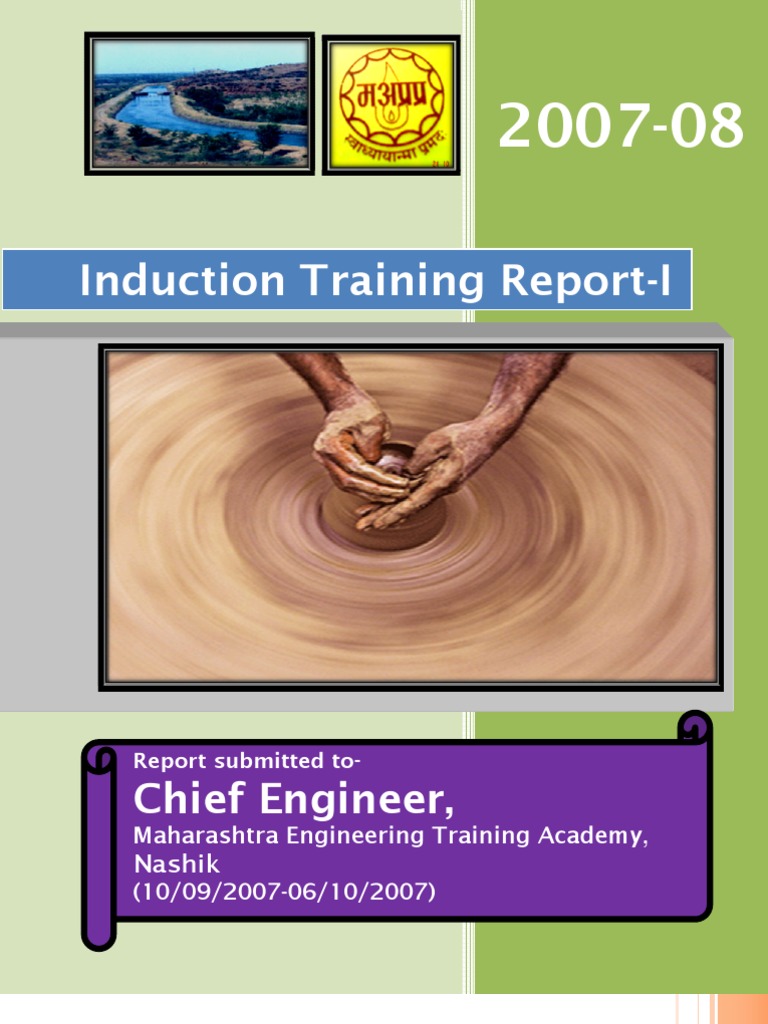 Induction Training Report for WRD Engineers | PDF | Nature | Business