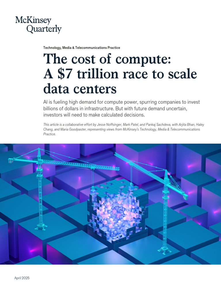 The Cost of Compute A 7 Trillion Dollar Race To Scale Data Centers ...