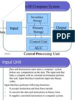 Block Diagram of Computer System: Primary Storage Results
