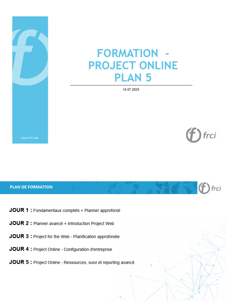 Formation sur Project Plan 5 et Planner | PDF | Microsoft | Planification