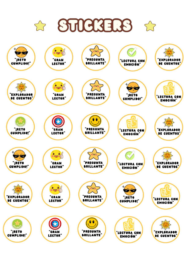 Stickers BONO 4 | PDF