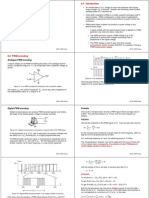 In This Lecture:: Analogue PWM Encoding