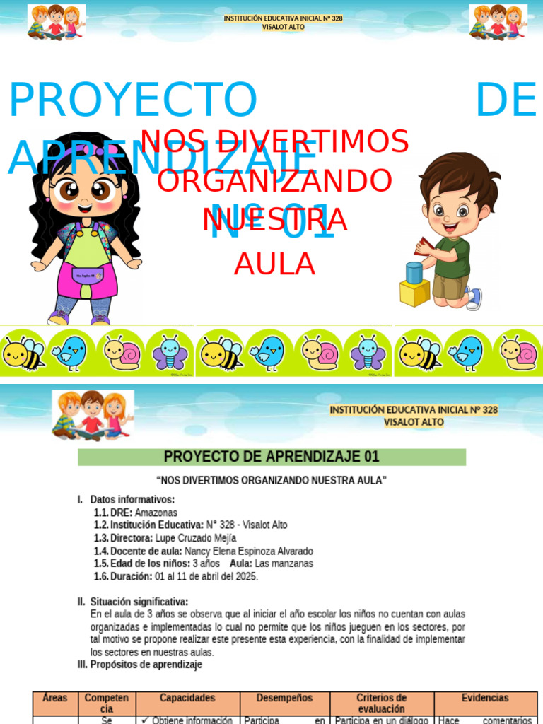 Proyecto Aula: Aprendizaje Divertido | PDF | Salón de clases | Aprendizaje
