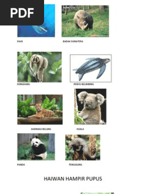 Haiwan Hampir Pupus Pdf