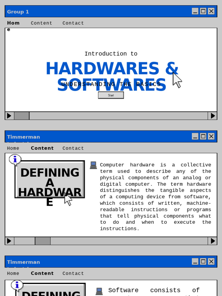 Hardware and Software Basics Explained | PDF | Software | Computer Hardware
