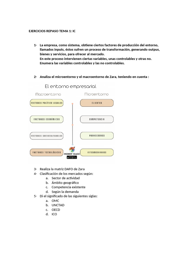 Ejercicios Repaso Tema 1 Ic | PDF