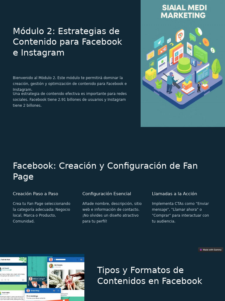 Modulo 2 Estrategias de Contenido para Facebook e Instagram 1 | PDF ...