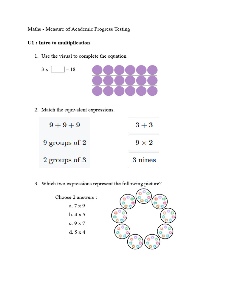 Multiplication Practice for Kids | PDF | Mathematics | Applied Mathematics