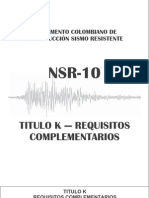 NSR-10 - Titulo K