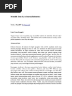 Download Memilih Demokrasi Untuk Indonesia by opanx SN9063291 doc pdf