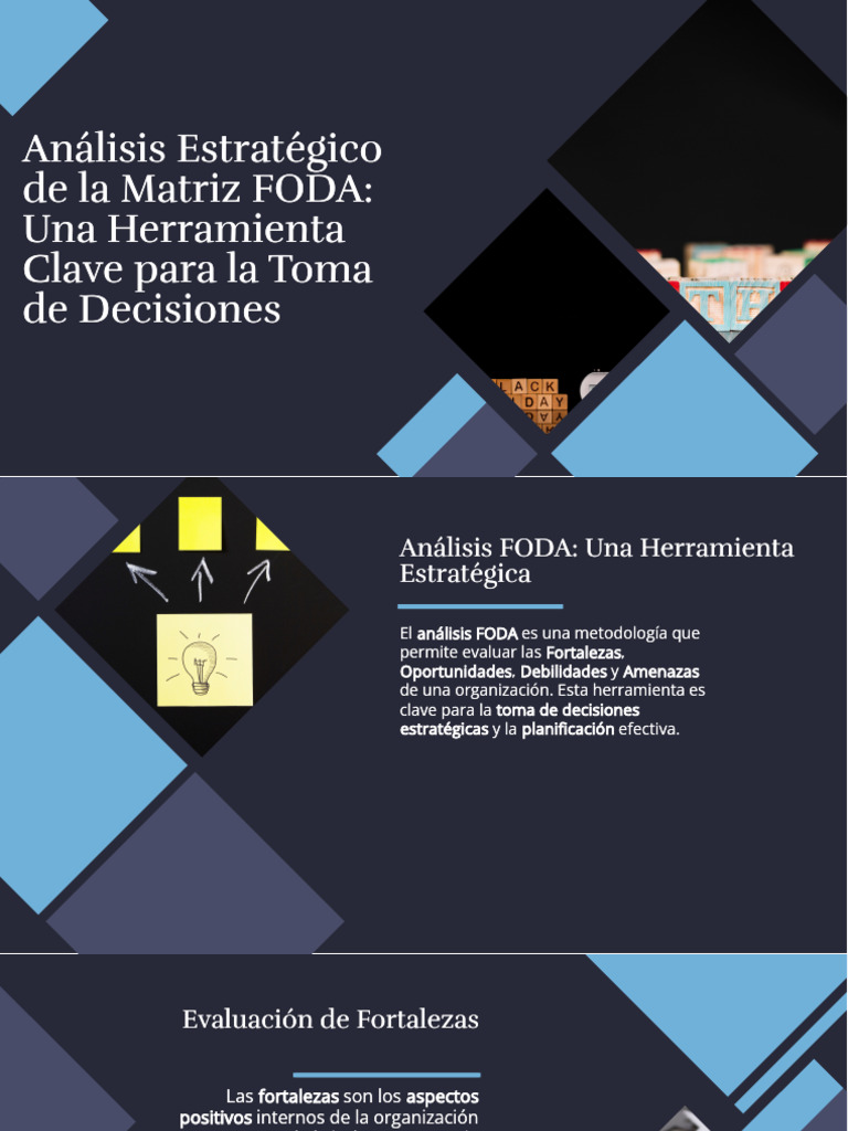 Análisis FODA: Estrategia y Decisiones | PDF | Análisis FODA | Economias