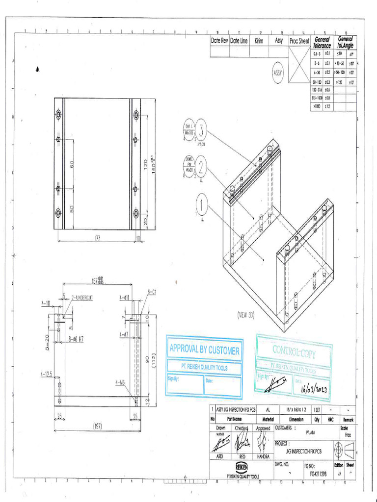 Jig Inspection Fix PCB - 0001 | PDF