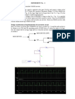 Experiment No. - 1 Object: - To Design and Simulate N-MOS Inverter. Theory: - The Input Logic Signal Is Applied To The Gate (V