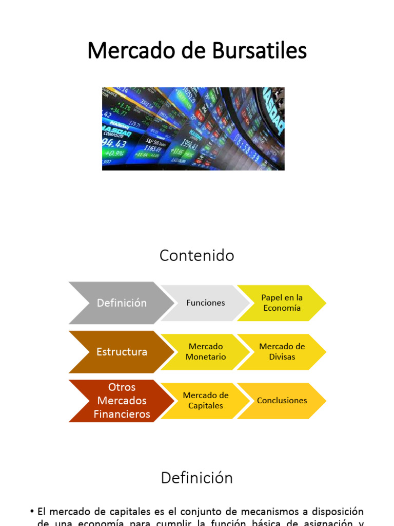 Mercado de Capitales HGBV | PDF | Bolsa | Bancos