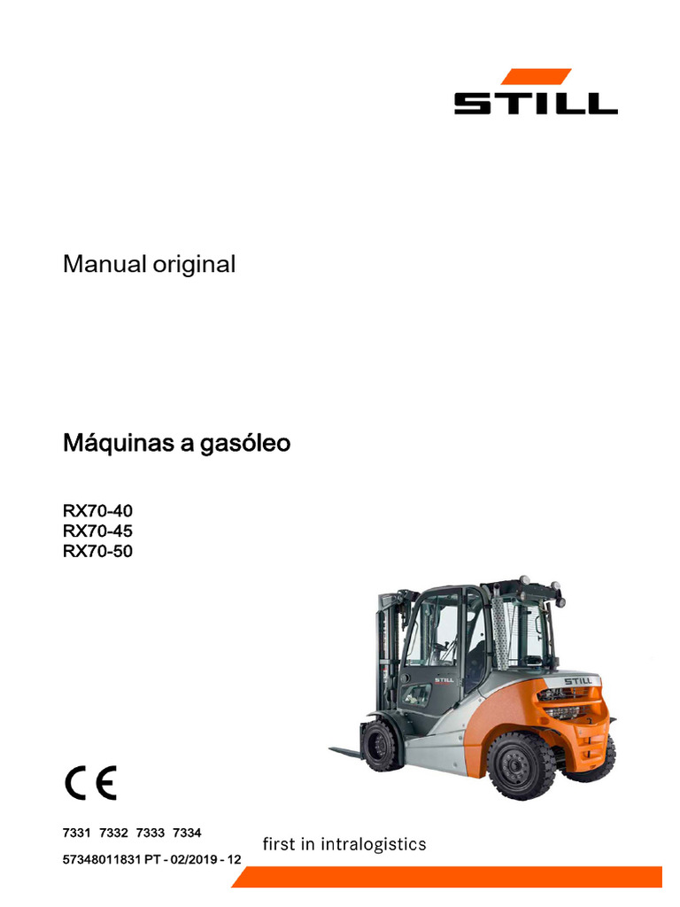 Manual de Operação RX70-40 a 50 | PDF