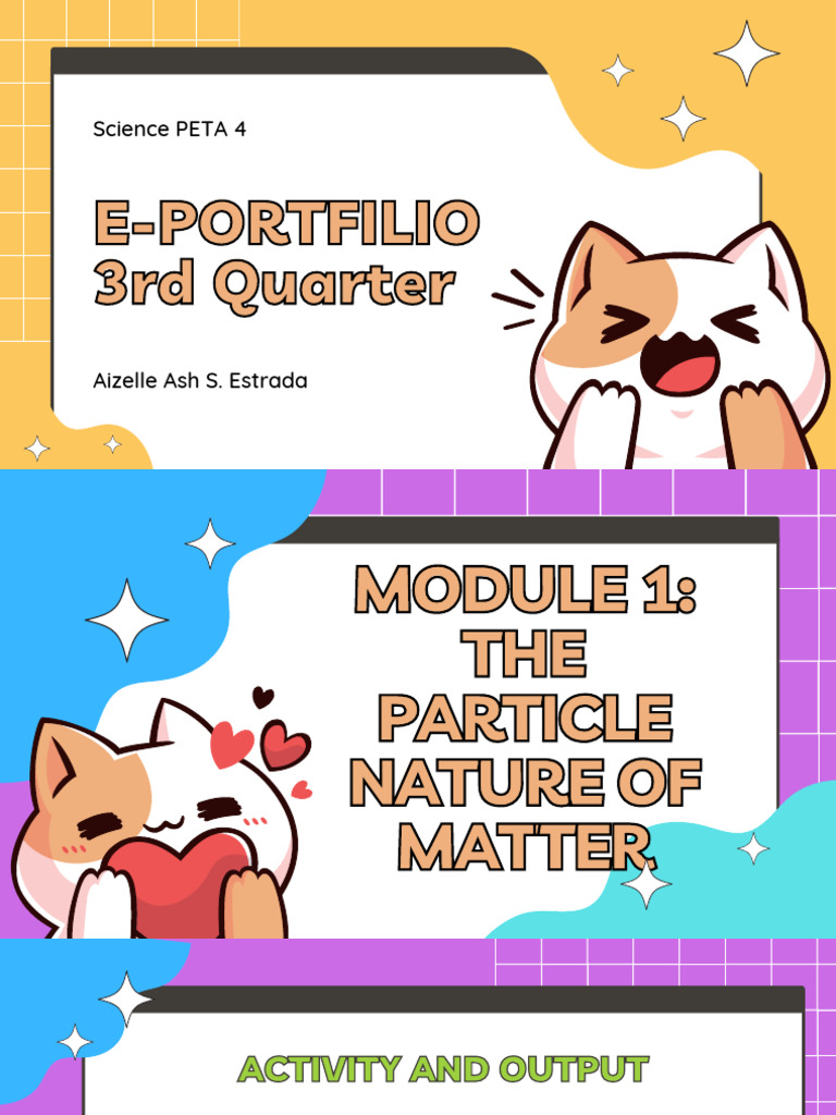 SCIENCE PORTFOLIO 3rd Quarter | PDF