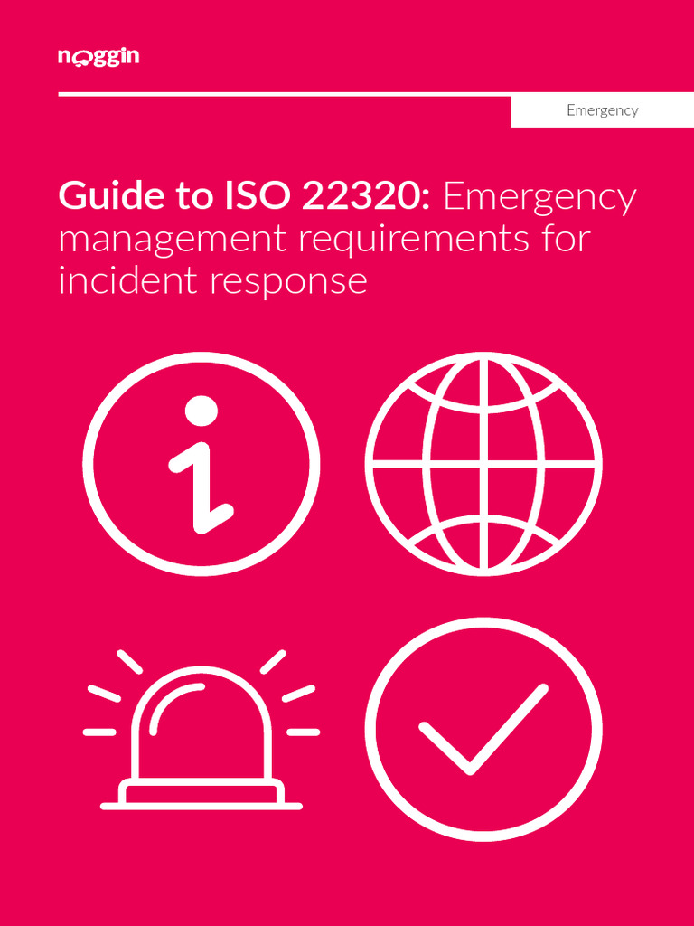 ISO 22320: Command & Control Guide | PDF | Emergency Management ...