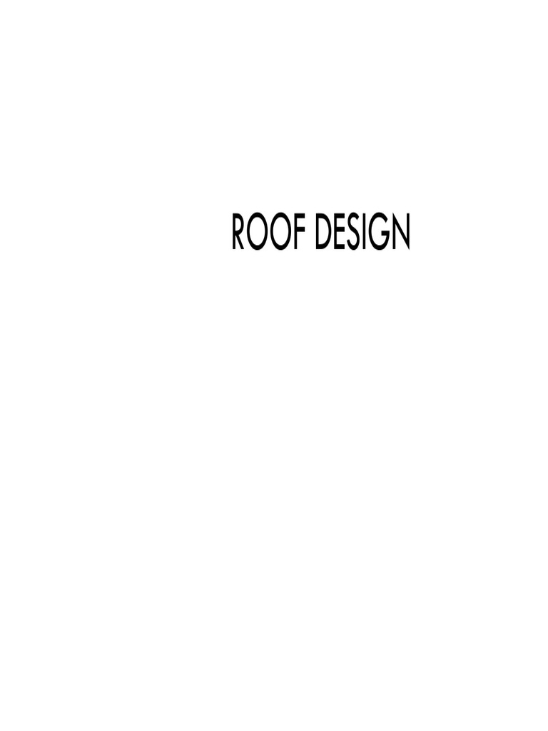 Roof Design and Elevation Plans | PDF | Components | Civil Engineering