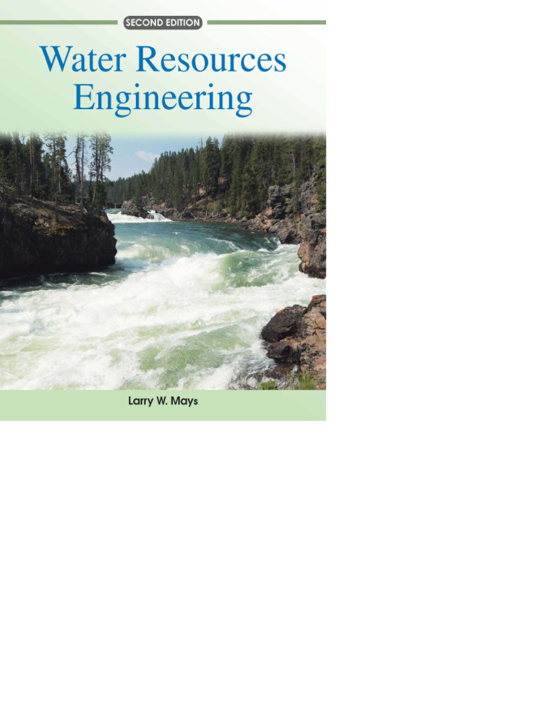 Water Resources Engineering | PDF
