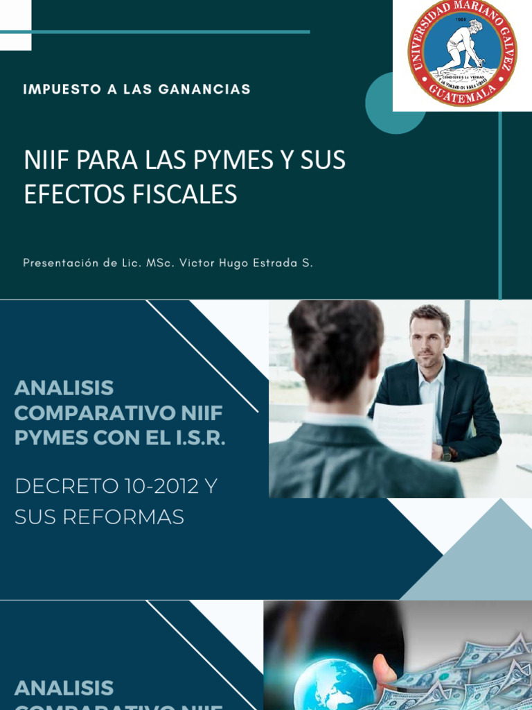 Comparativa NIIF PYMES e ISR 2023 | PDF | normas internacionales de ...