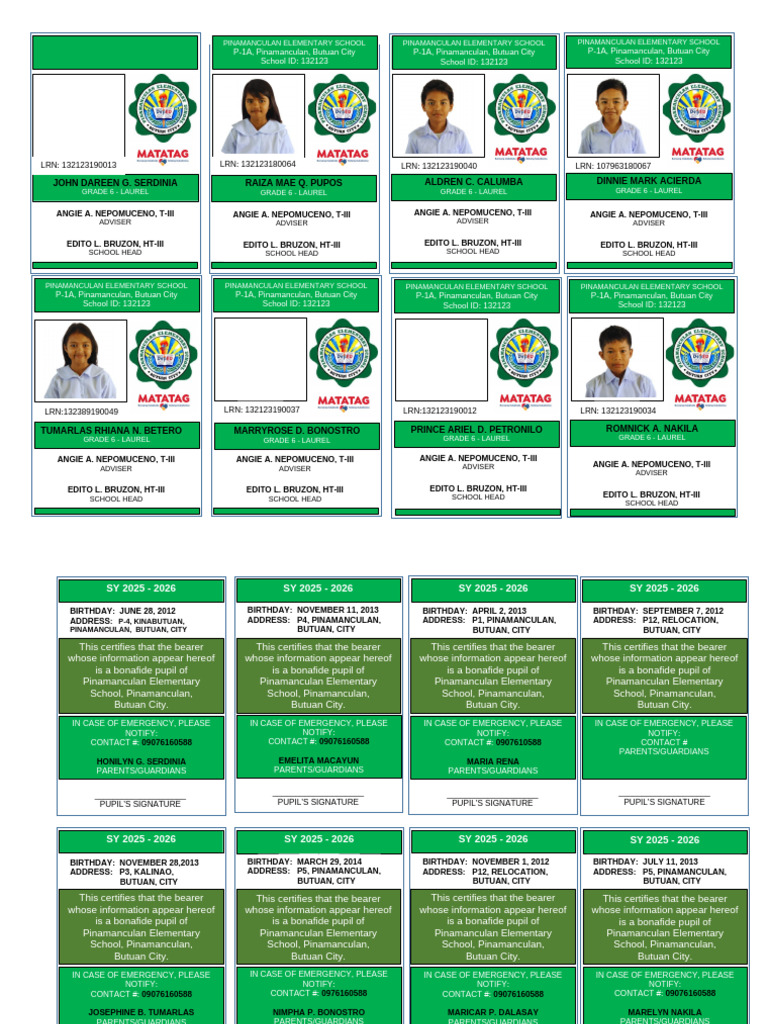 Student Id | PDF