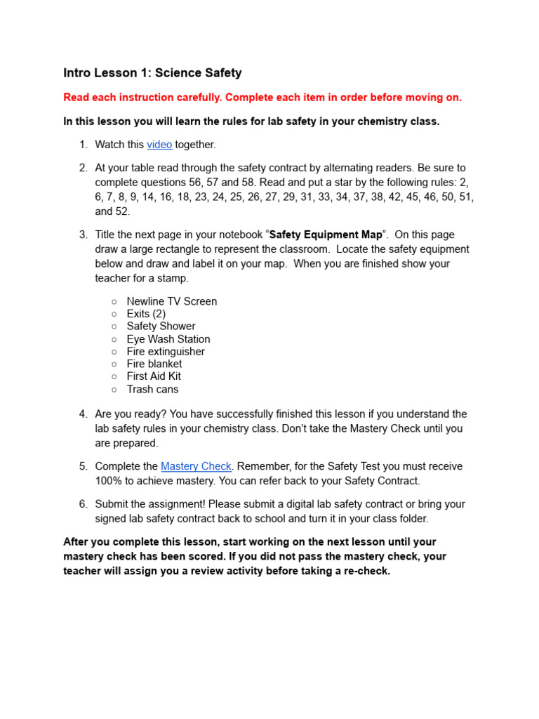 Intro Lesson 1 | PDF