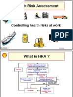 Health Risk Assessment: Controlling Health Risks at Work