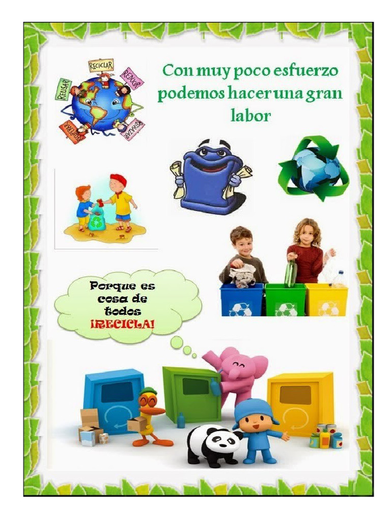 Clasificación y manejo de la basura | PDF