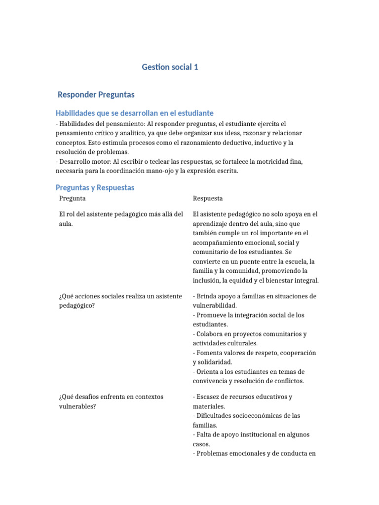 Rol del Asistente Pedagógico en la Comunidad | PDF | Pedagogía ...